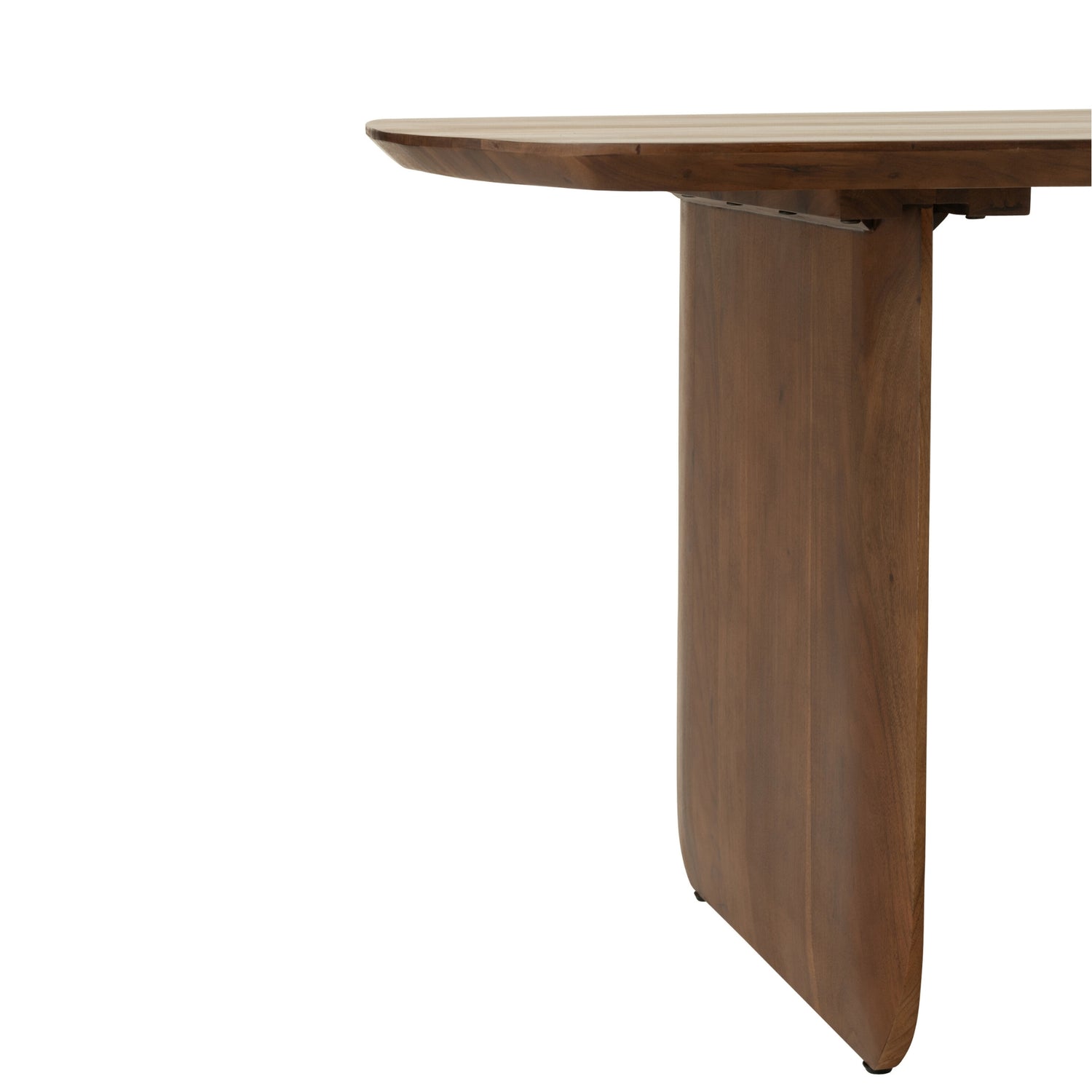 Eetkamertafel Acaciahout Bruin 190cm J-Line - Eetkamertafel - J-Line - livinglovely.nl