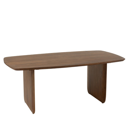Eetkamertafel Acaciahout Bruin 190cm J-Line - Eetkamertafel - J-Line - livinglovely.nl