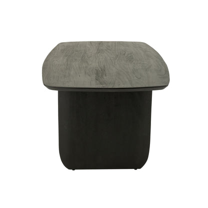 Eetkamertafel Acaciahout Zwart 190x100cm J-Line