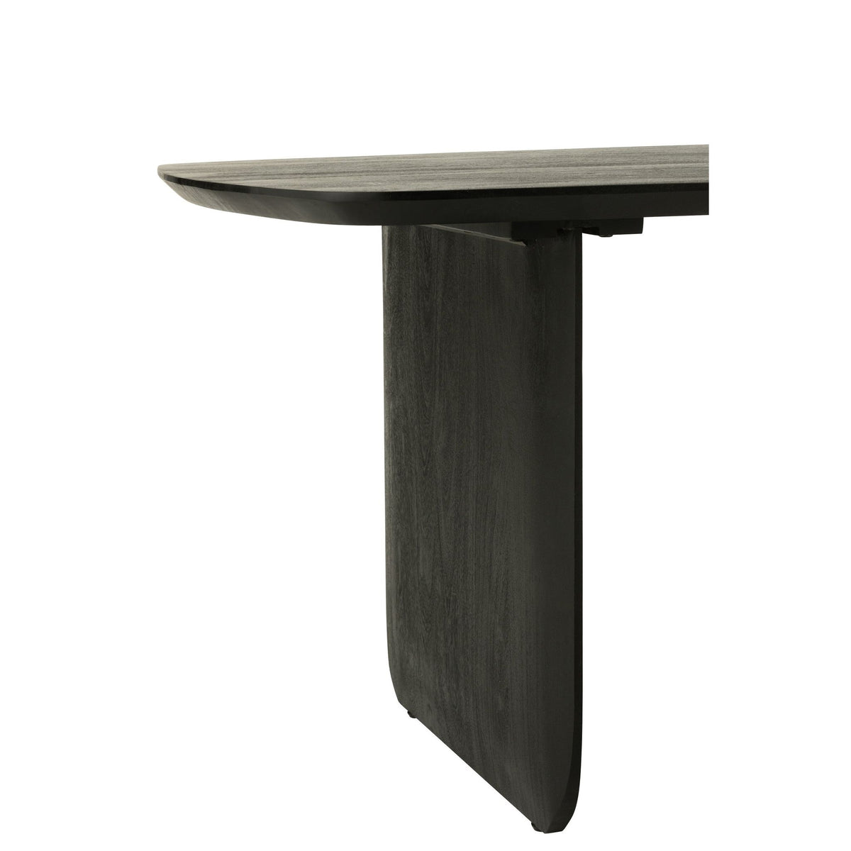 Eetkamertafel Acaciahout Zwart 190x100cm J-Line
