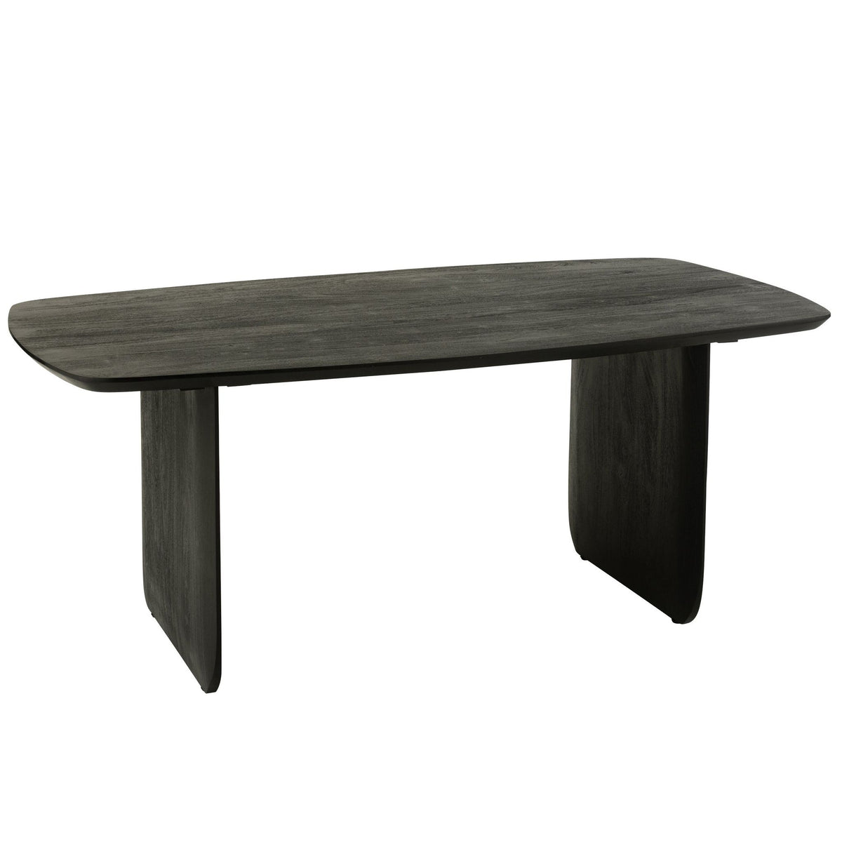 Eetkamertafel Acaciahout Zwart 190x100cm J-Line