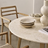 Eetkamertafel Infinity Round Ø120cm Raw Materials - Eetkamertafel - Raw Materials - livinglovely.nl