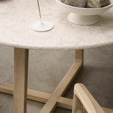 Eetkamertafel Infinity Round Ø120cm Raw Materials - Eetkamertafel - Raw Materials - livinglovely.nl