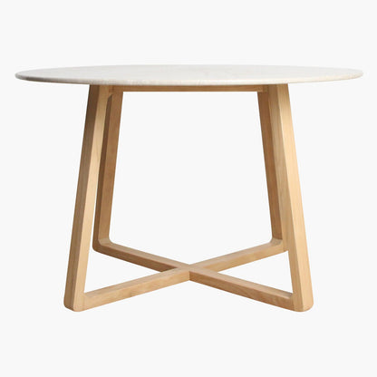 Eetkamertafel Infinity Round Ø120cm Raw Materials - Eetkamertafel - Raw Materials - livinglovely.nl