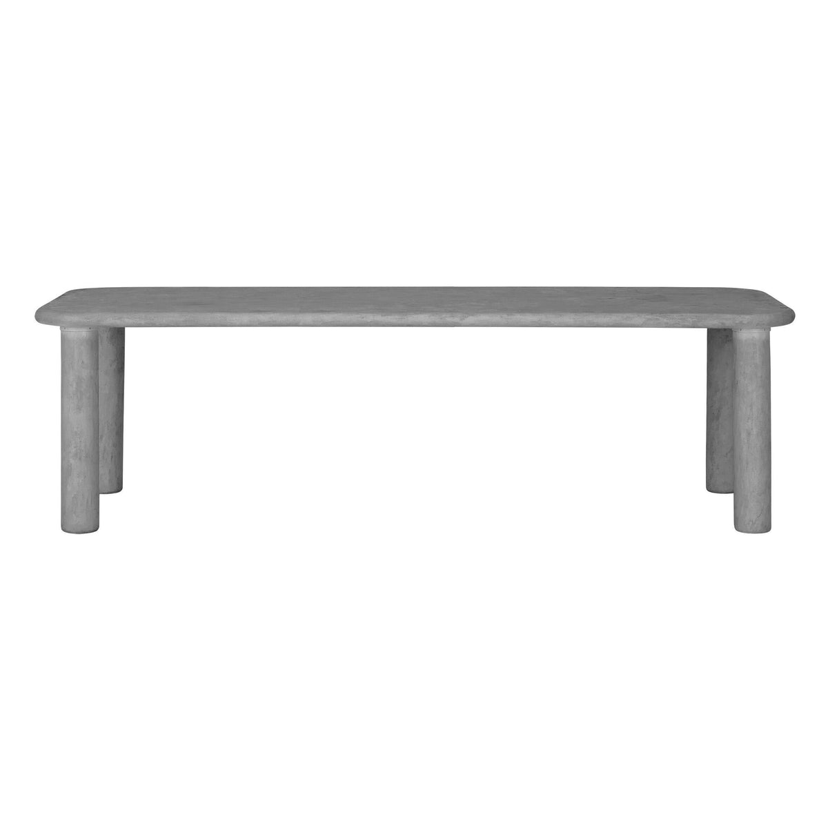 Eettafel Scala Clio Dusk 260cm zijaanzicht met dikke poten