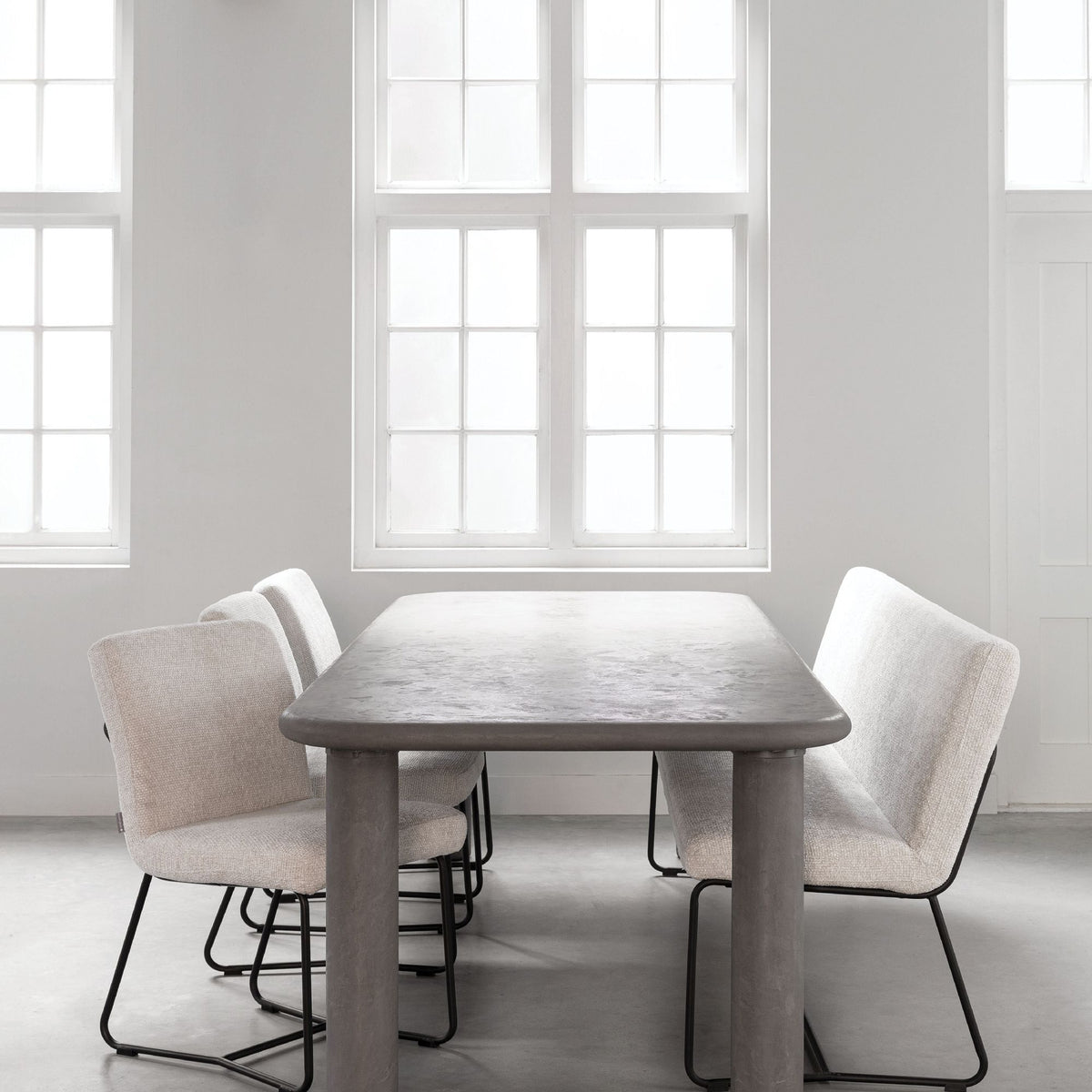 Eettafel Clio Dusk 260cm gedekt met servies DTP Home