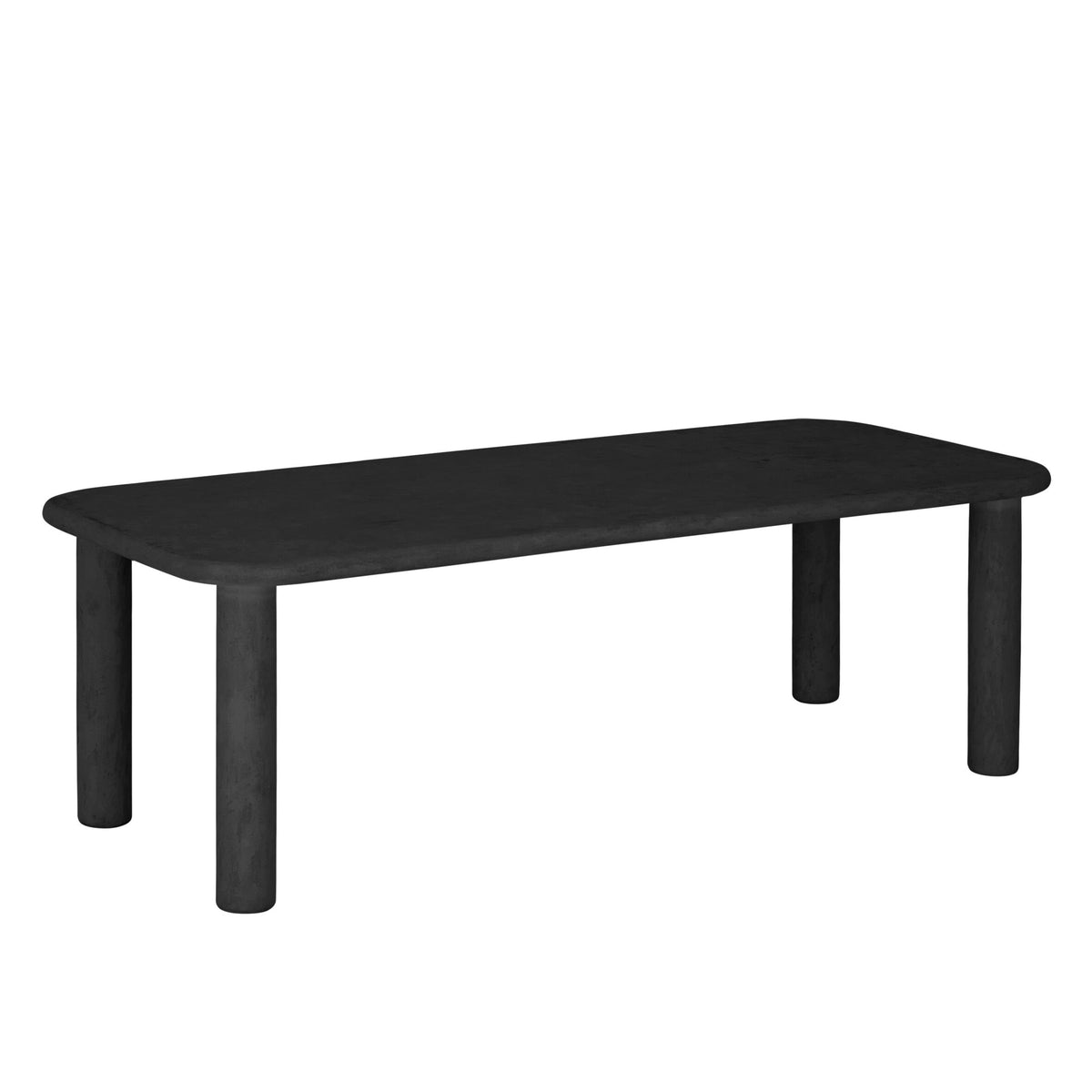 Mortex eettafel Pepper 230cm met afgeronde hoeken vooraanzicht