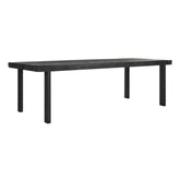 Eetkamertafel Timeless Black Beam teakhout zwart 275cm DTP Home