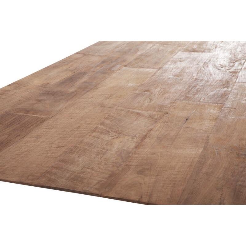 Eetkamertafel Timeless Shape 250cm naturel teakhout tafelblad