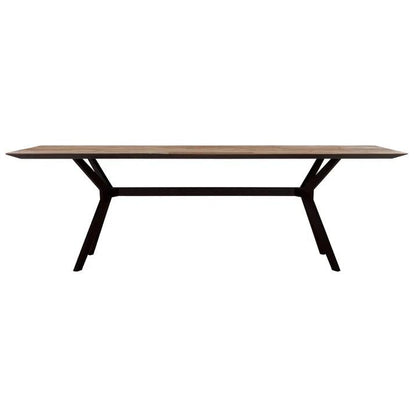 Naturel teakhouten eettafel 250cm Timeless collectie DTP Home