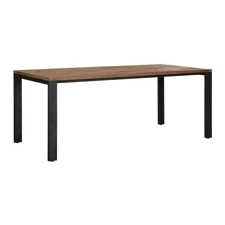 Eetkamertafel Timeless Tracks naturel teakhout 175cm DTP Home