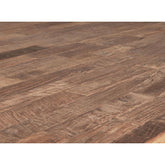 Eetkamertafel Tracks naturel teakhout tafelblad detail DTP Home
