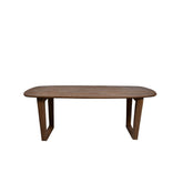 Eettafel Cortez van Livingfurn in mangohout Malta, 200 cm met U-poten