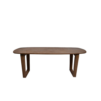 Eettafel Cortez van Livingfurn in mangohout Malta, 200 cm met U-poten