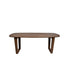 Eettafel Cortez van Livingfurn in mangohout Malta, 200 cm met U-poten