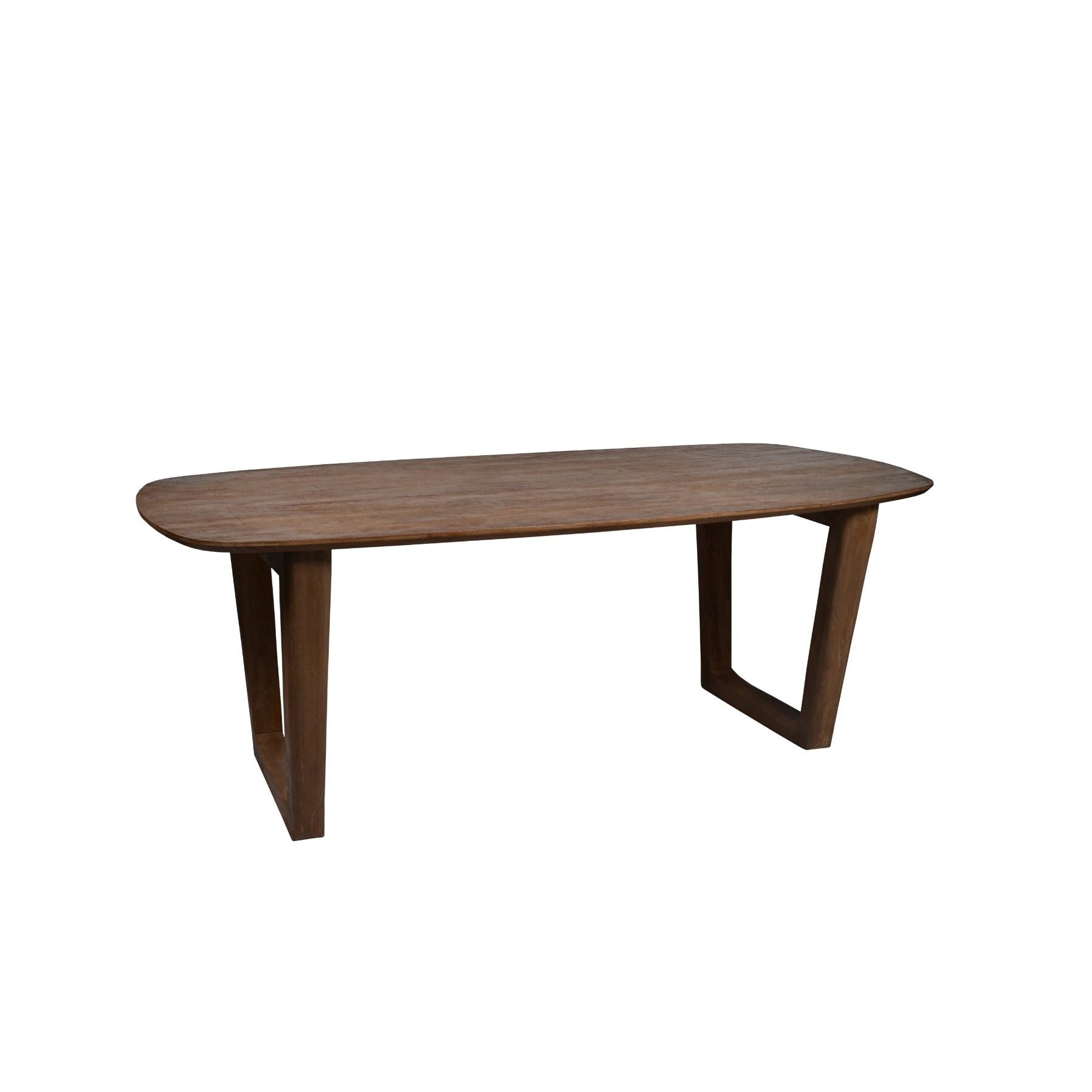 Cortez eettafel schuin van voren met massief mangohouten blad van 30 mm