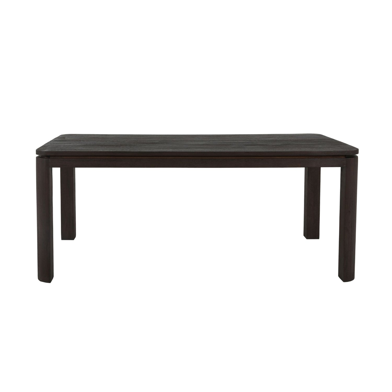 Eettafel Dallas van Starfurn, royale rechthoekige eettafel van bruin mangohout