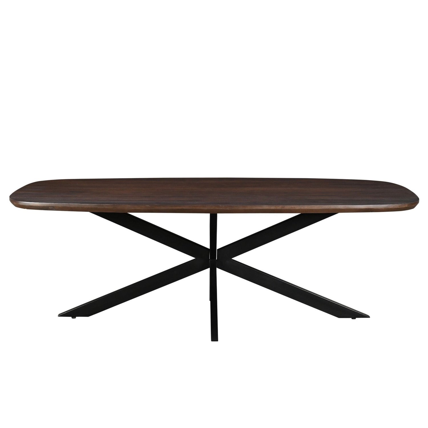 Eettafel Jesper Danish oval mangohout Chestnut 180cm van Livingfurn