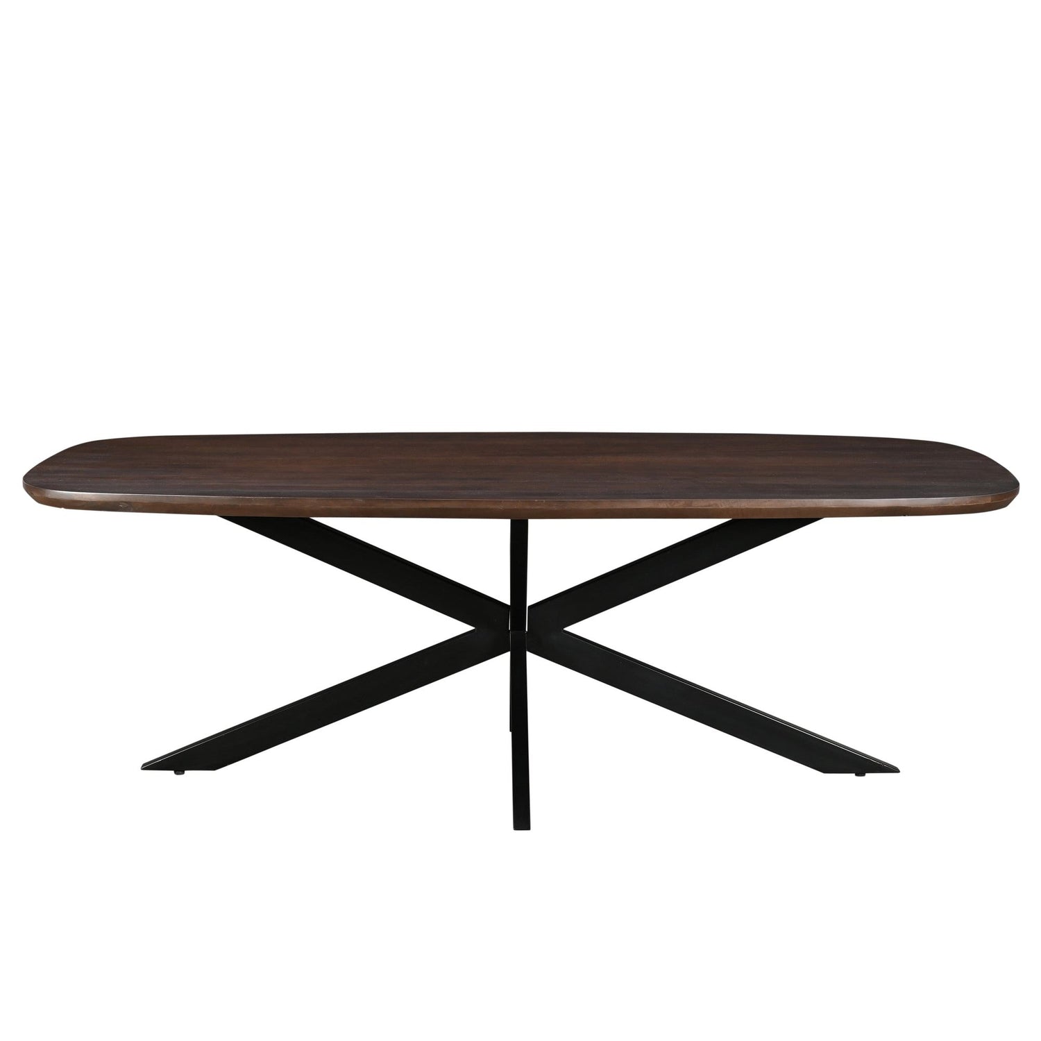 Eettafel Jesper Danish oval mangohout Chestnut 210cm van Livingfurn