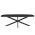 Eettafel Jesper Danish oval mangohout Kala 210cm van Livingfurn
