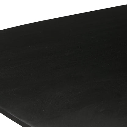 Detail van de bladrand en de nerf van de eettafel Jesper Kala