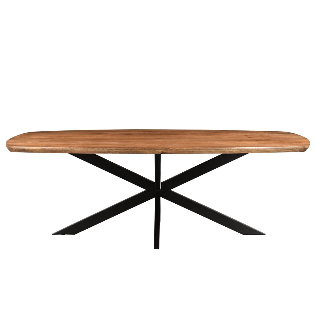 Eettafel Jesper Danish oval mangohout Pecan 230cm van Livingfurn