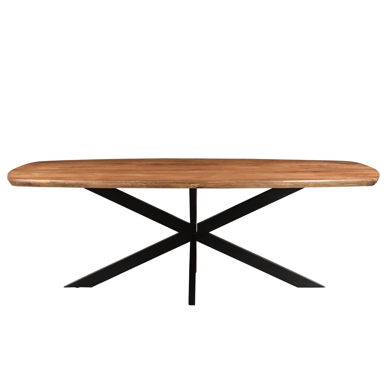 Eettafel Jesper Danish oval mangohout Pecan 230cm van Livingfurn