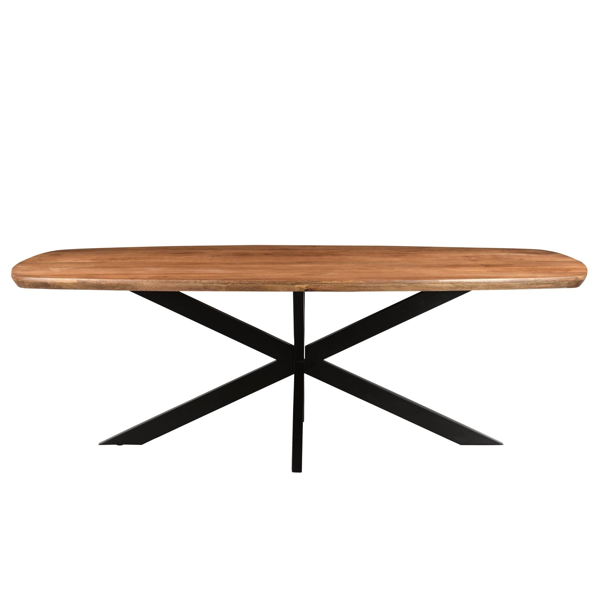 Eettafel Jesper Danish oval mangohout Pecan 230cm van Livingfurn