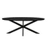 Ovale eettafel Jesper mangohout Kala 240cm van Livingfurn