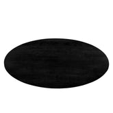 Bovenaanzicht van het mangohouten blad van de eettafel Jesper Kala 240cm