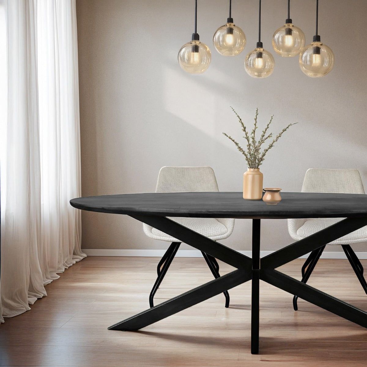 Eettafel Jesper Kala 240cm in een eetkamer