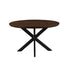 Ronde eettafel Jesper mangohout Chestnut Ø130cm van Livingfurn