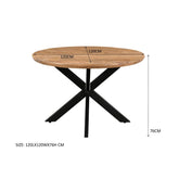 Afmetingen Eettafel Jesper Ø120cm: Ø120cm x H76cm