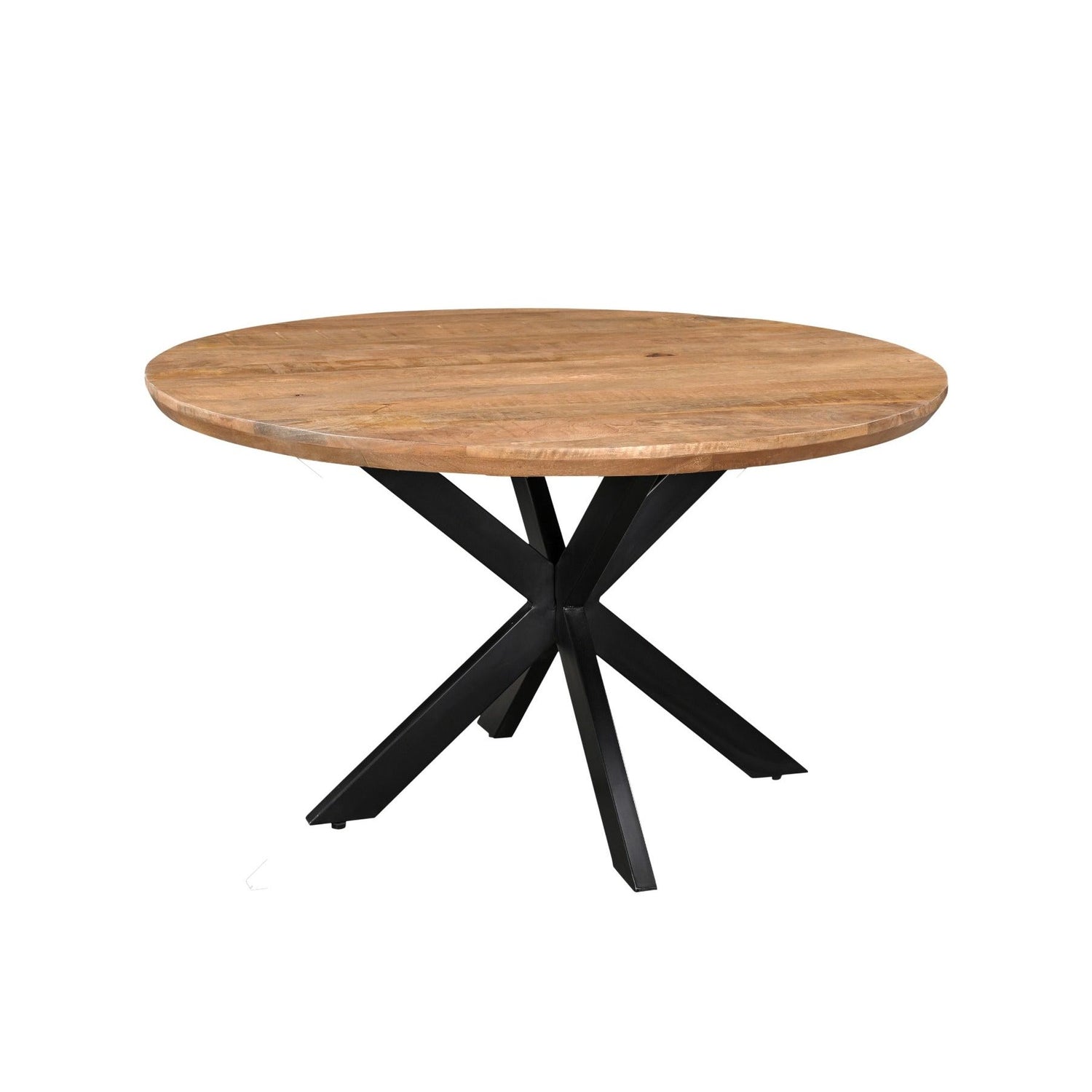 Ronde eettafel Jesper mangohout Pecan Ø140cm van Livingfurn