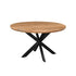 Ronde eettafel Jesper mangohout Pecan Ø140cm van Livingfurn