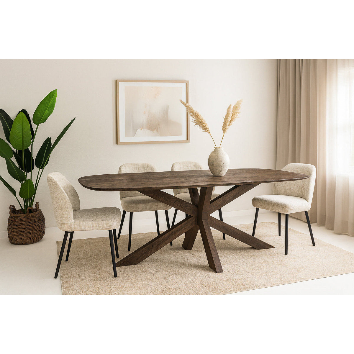 Livingfurn Lissabon eettafel 210cm, Malta