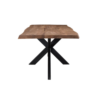 Eettafel Nairobi Tree Top 240cm met boomstamrand in Naturel