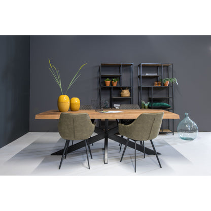 Eettafel Nairobi Tree Top Naturel 240cm in een interieur