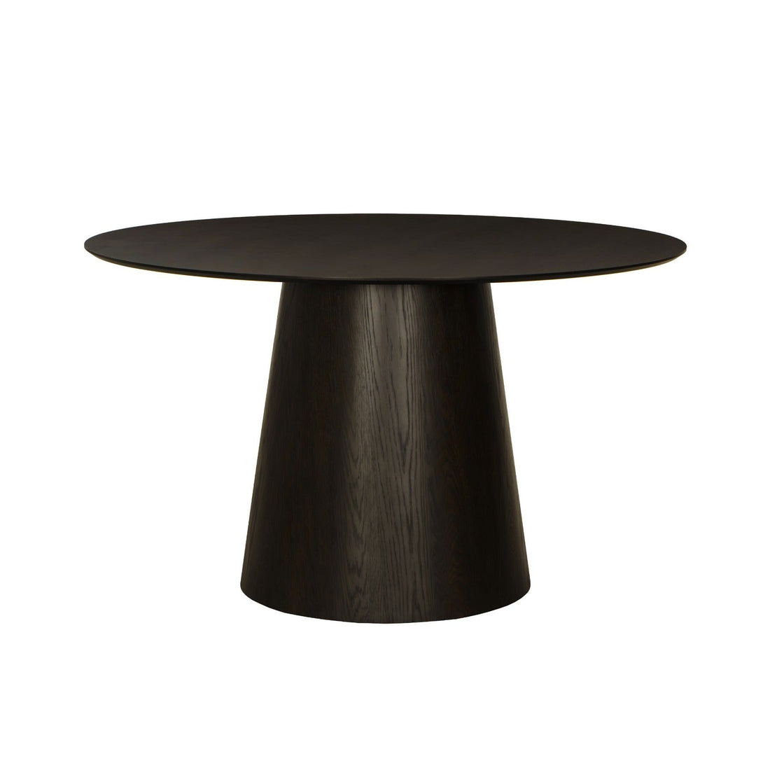 Eettafel Novero eiken espresso Ø130cm van Livingfurn