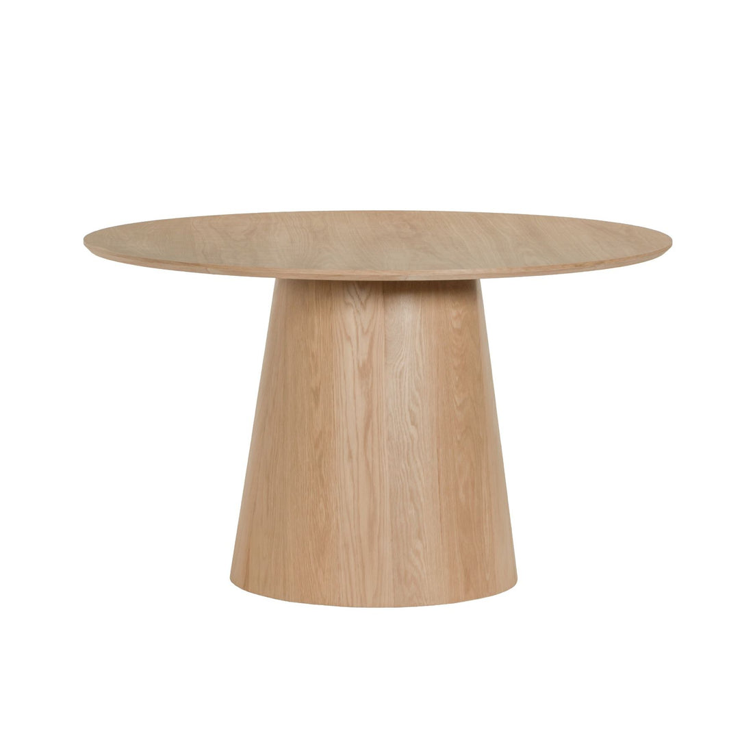 Eettafel Novero eiken naturel Ø130cm van Livingfurn