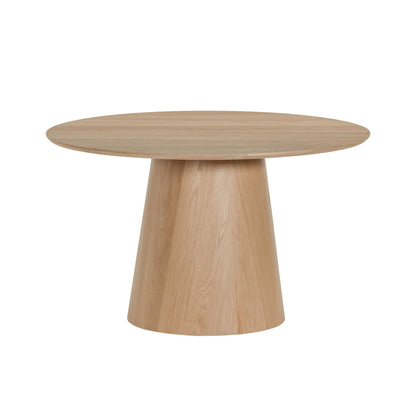 Eettafel Novero naturel schuin vooraanzicht