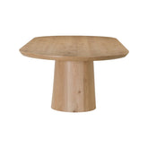 Eettafel Novero naturel 280cm zijaanzicht