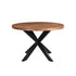 Eettafel Rocky Mangohout Pecan Ø120cm van Livingfurn