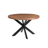 Ronde eettafel Rocky Ø120cm in Pecan