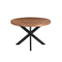 Eettafel Rocky Mangohout Pecan Ø130cm van Livingfurn