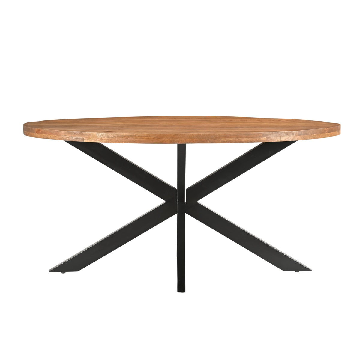 Eettafel Rocky Mangohout Pecan 180cm van Livingfurn