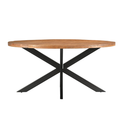 Eettafel Rocky Mangohout Pecan 180cm van Livingfurn