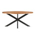 Eettafel Rocky Mangohout Pecan 180cm van Livingfurn