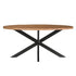 Eettafel Rocky Mangohout Pecan 210cm van Livingfurn