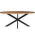Eettafel Rocky Mangohout Pecan 240cm van Livingfurn